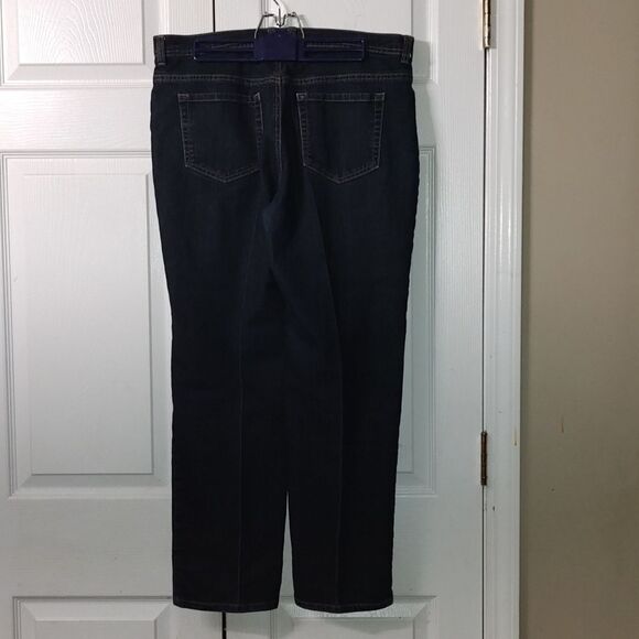 Style & Co natural fit dark wash jeans  Sz 14S - Picture 4 of 10